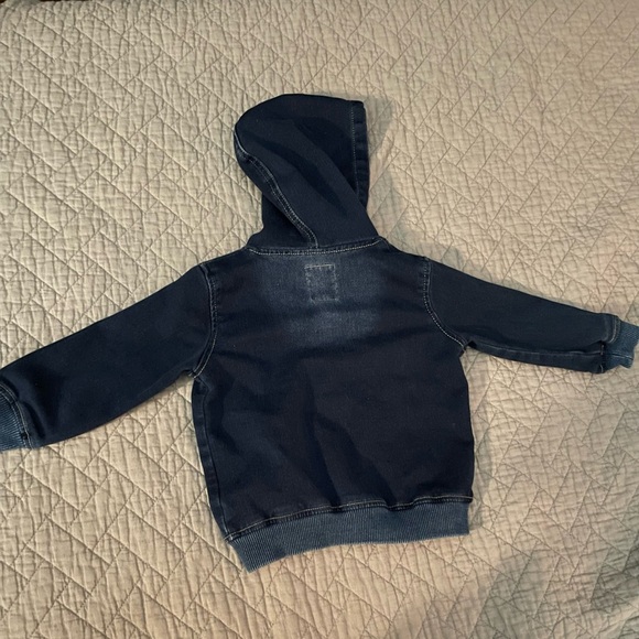 Levi's Toddler Dark Blue Soft Denim Hooded Jacket - Picture 4 of 4